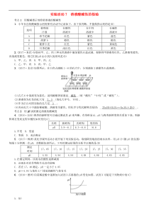 人教版九年级化学下册第10单元 实验活动7 酸碱性的检验 同步测试(含答案)