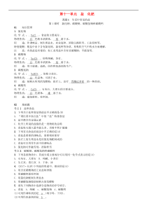 人教版九年级化学下册第11单元 课题1生活中常见的盐 同步测试(含答案)