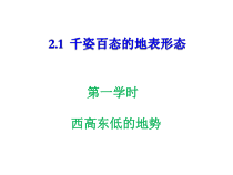 《2.1 千姿百态的地表形态》PPT课件5-晋教版地理八年级上册