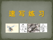 《3 速写练习》PPT课件2-九年级美术上册人美版（常锐伦）