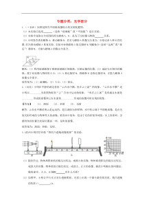 中考物理分类汇编 光学部分（含解析）