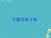 中考物理二轮复习专题突破03 弹簧问题 复习课件（含答案）
