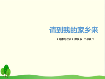 部编版三年级下册道德与法治7《请到我的家乡来》PPT课件-完美版2