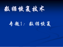数据恢复技术详解-ppt课件