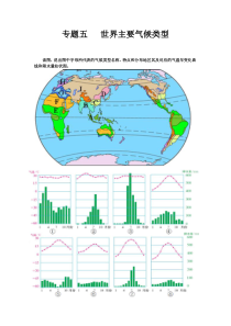 《第三节 世界的主要气候类型》练习设计-粤人版地理七年级上册
