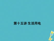 中考物理二轮复习 第15讲 生活用电 课件（含答案）