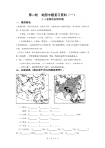 《亚洲与中东读图》专题复习资料-粤人版地理七年级下册