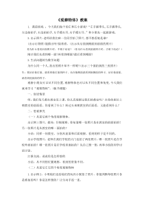 常州某学校小学数学苏教版二年级上册《观察物体》公开课教案（校公开课详案）