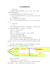 《第三节 四川盆地》教学设计5-粤人版地理八年级下册