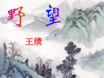 部编版八年级语文上册《野望》课件（集体备课定稿）