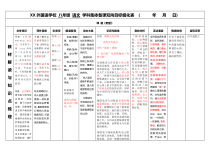 部编版八年级语文上册《野望》双向目标细化表（定稿集体教研）
