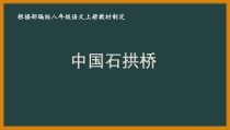 部编版八年级语文上册《中国石拱桥》课件（定稿集体备课）