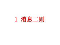 部编版八年级语文上册定稿消息二则《我三十万大军胜利南渡长江》课件
