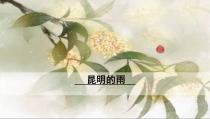 部编版八年级初二语文上册《昆明的雨》课件（校级公开课定稿）