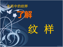 《4.生活中的纹样》PPT课件9(1)-七年级美术上册浙人美版
