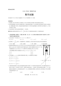 山东济南高三年级2020届学习质量评估考试(二模)数学卷（含答案）