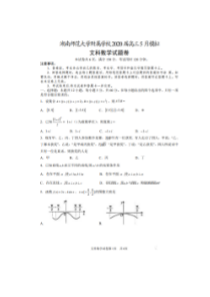 湖南师范大学附属学校2020届高三5月模拟 数学(文数)卷（含答案）