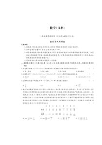 湖南省重点中学2020届高三仿真考试（五）文科数学（含答案）