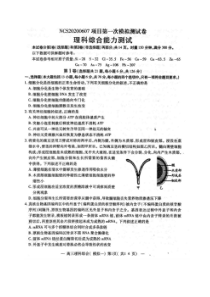 江西省南昌市2020届高三一模考试 理综试题（含答案）