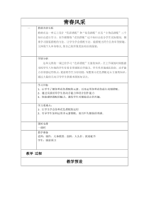 《6.青春风采》教学设计3-八年级美术下册浙人美版