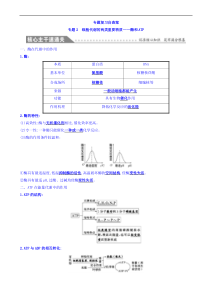 高考生物二轮复习练习：专题02 细胞代谢的两类重要物质—酶和atp 专题复习自查案（含答案）