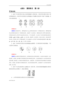 高考生物一轮复习：必修1 第4单元 第2讲 含解析