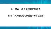  高考生物 一轮复习 必修2 第1单元 第4讲
