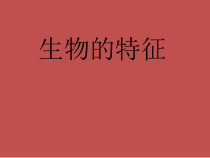 1.1.1《生物的特征》PPT课件6-七年级生物上册【人教版】
