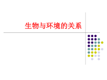 1.2.1《生物与环境的关系》PPT课件2-七年级生物上册【人教版】