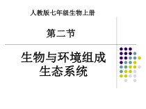 1.2.2《生物与环境组成生态系统》PPT课件8-七年级生物上册【人教版】