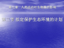 4.7.3《拟定保护生态环境的计划》PPT课件1-七年级生物下册【人教版】
