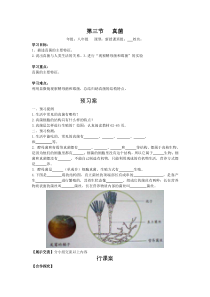 3.第三节《真菌》学案-八年级上册生物人教版