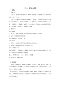 《本章复习课》浮力复习--说课稿-八年级物理下册【人教版】