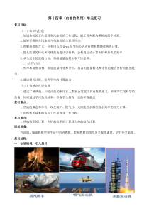 《内能的利用复习课》教学设计1-九年级物理全一册【人教版】