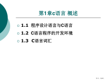 C语言概述精选课件