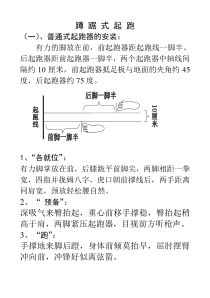 《田径类运动基本技术的运用》教学素材1-九年级体育与健康【华东师大版】