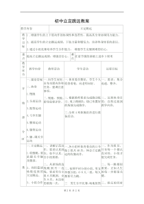 《四 练一练体能》教学设计2-七年级体育与健康【华中师大版】