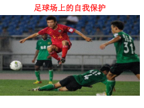 《三 足球场上的自我保护》PPT课件1-八年级体育与健康【华中师大版】