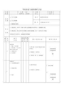 《力量练习》教学设计1-七年级体育与健康【教科版】