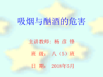 《吸烟与酗酒的危害》PPT课件4-八年级体育与健康【教科版】