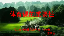 《体育课的重要性》PPT课件1-八年级体育与健康【教科版】