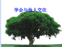 《学会与他人交往》PPT课件1-八年级体育与健康【人教版】