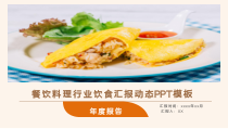 餐饮料理行业饮食汇报模板课件