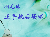 《正手挑后场球》PPT课件2-九年级体育与健康【人教版】