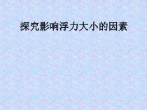 《3.科学探究：浮力的大小》PPT课件1-八年级物理下册【教科版】