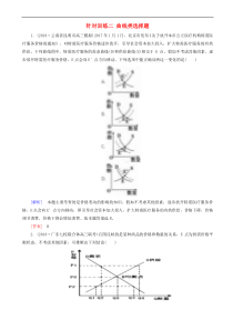 高考政治二轮冲刺精选针对训练卷2曲线类选择题 含解析