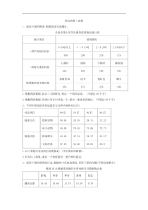 高考语文一轮复习语言文字运用精练：（13）图文转换·表格 Word版含解析