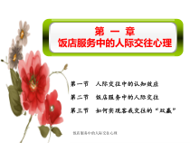 饭店服务中的人际交往心理课件