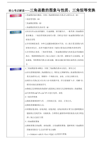 高考理数考前20天终极冲刺攻略： 三角函数的图象与性质、三角恒等变换  含答案解析