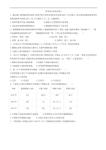 高考历史常考知识点组合练：7_word版含解析